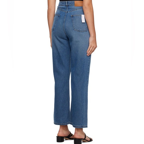 ROKH Blue Distressed Jeans Women’s Size 36 US 4 Regular - Picture 4 of 15